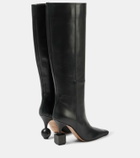 Jacquemus The Bisou leather knee-high boots