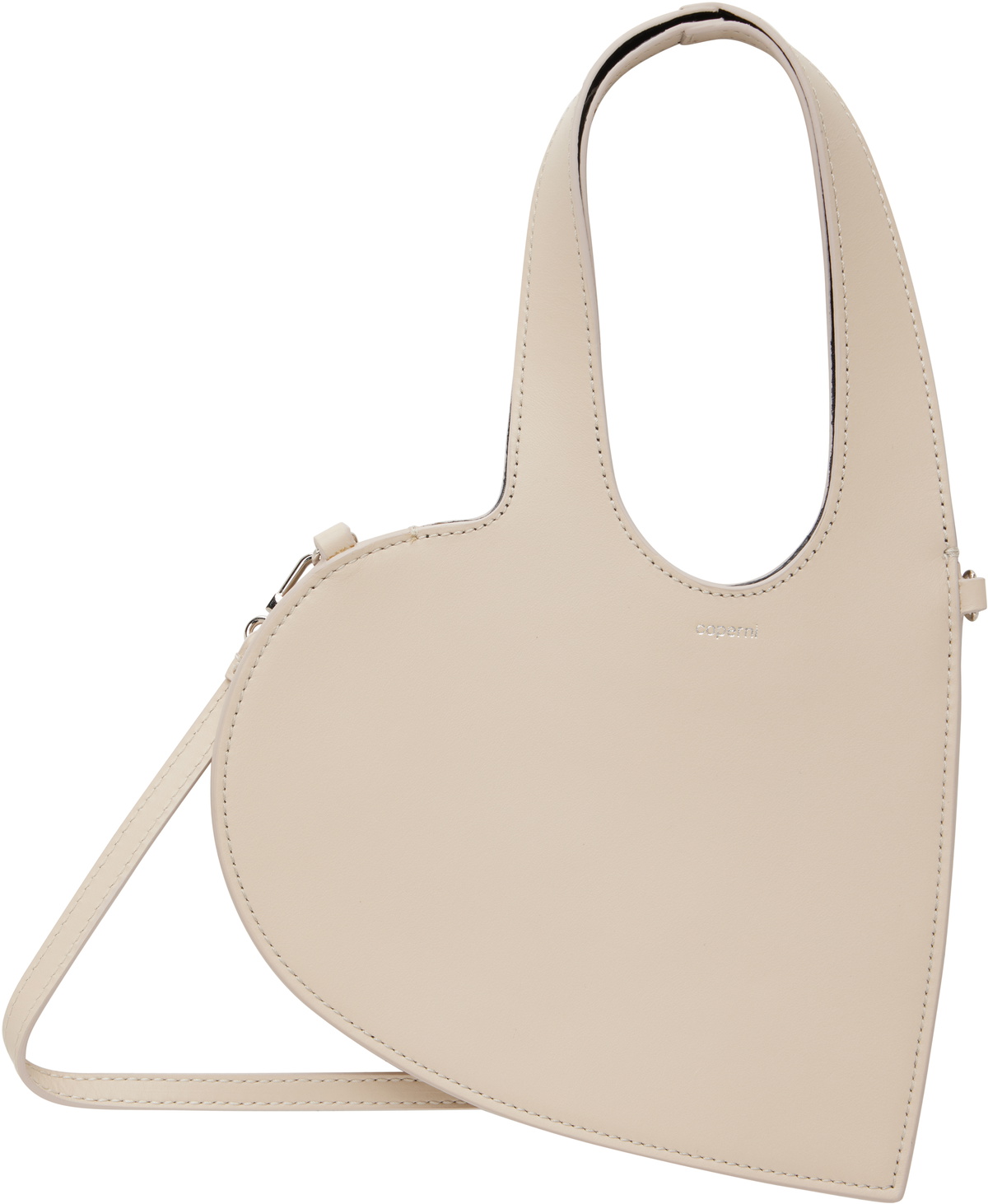 Coperni Heart Mini metallic tote bag Coperni