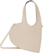 Coperni Beige Mini Heart Tote