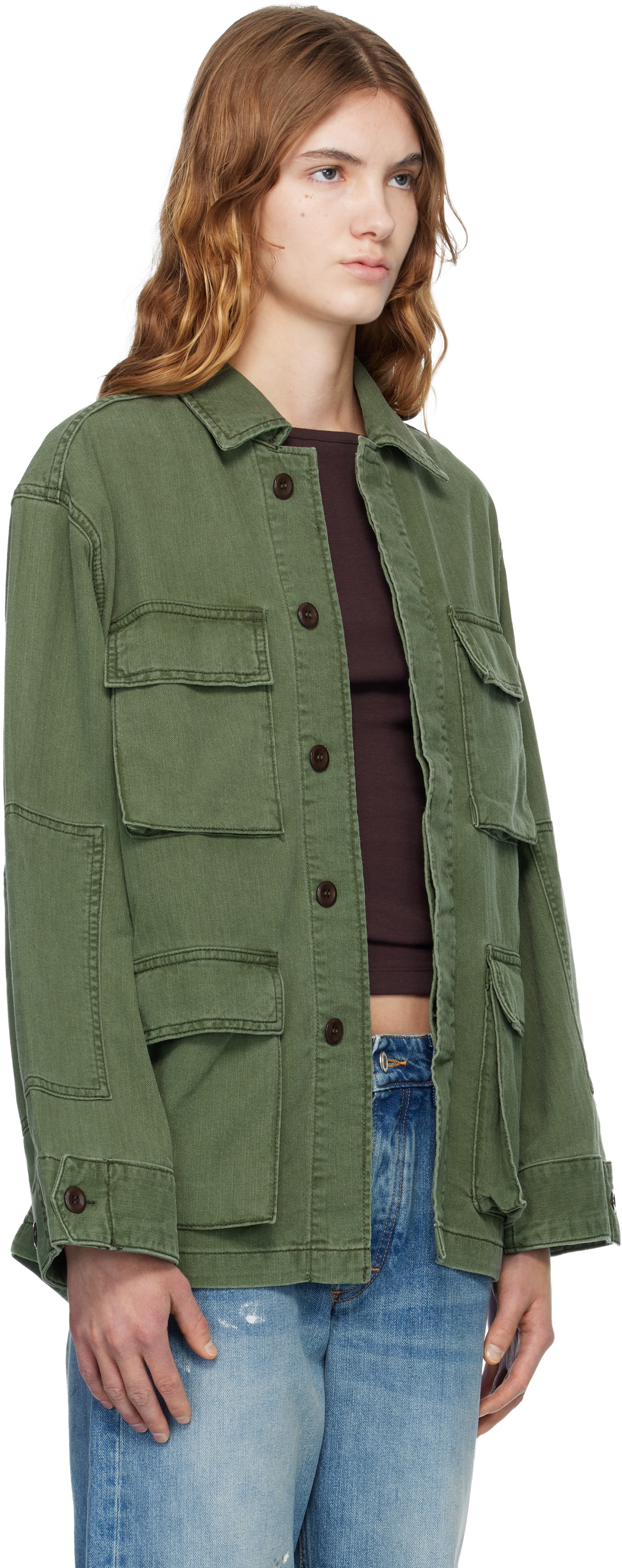 JEANERICA Green Lucy Jacket