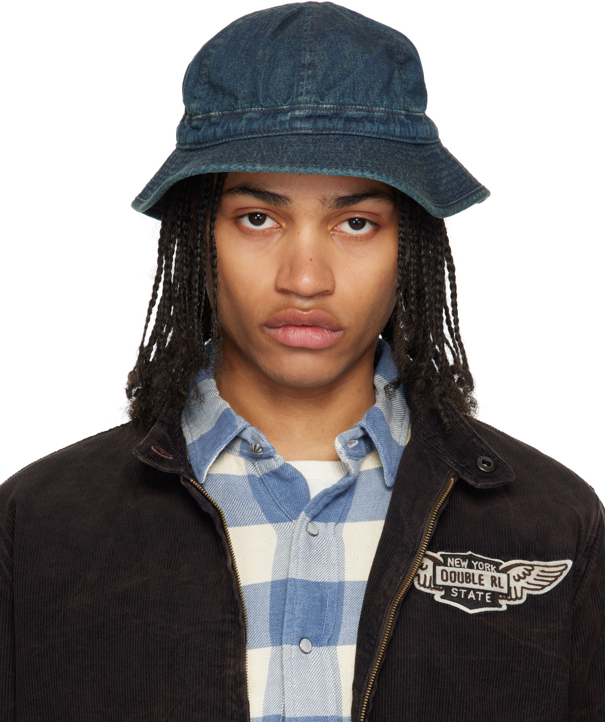 帽子 PALACE NEEDLES DENIM BUCKET HAT INDIGO 帽子 PALACE NEEDLES DENIM BUCKET HAT INDIGO Palace Needles