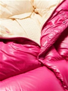 Moncler - Dervox Logo-Appliquéd Quilted Shell Down Jacket - Pink