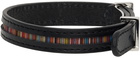 Paul Smith Black Leather Stripe Bracelet