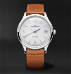 Jaeger-LeCoultre - Master Control Date Automatic 40mm Stainless Steel and Leather Watch, Ref No. 4018420 - White