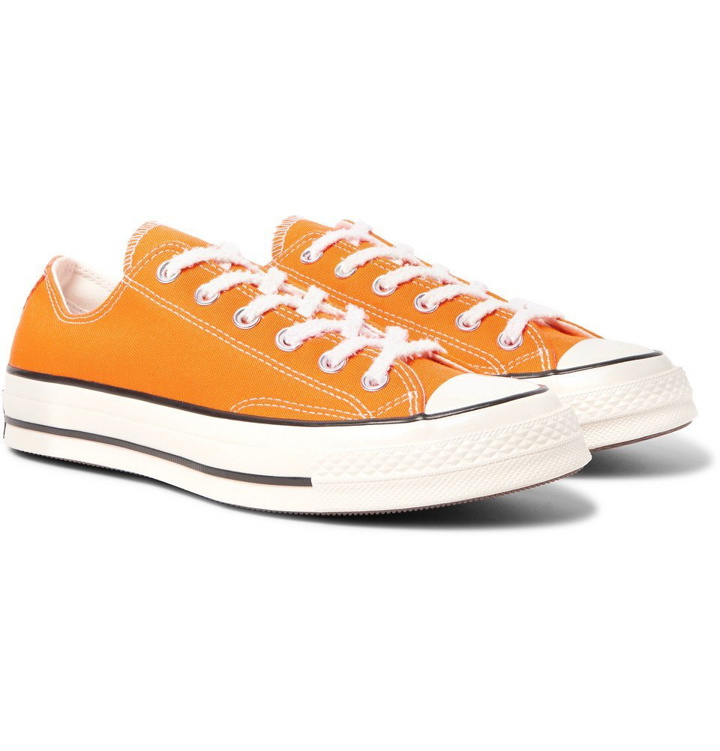 Photo: Converse - Chuck 70 OX Canvas Sneakers - Orange