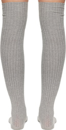 Baserange Gray Overknee Socks