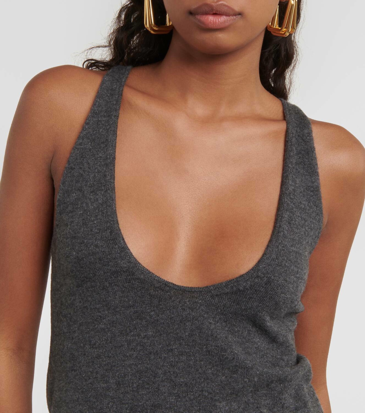 Saint Laurent Scoop-neck tank top Saint Laurent