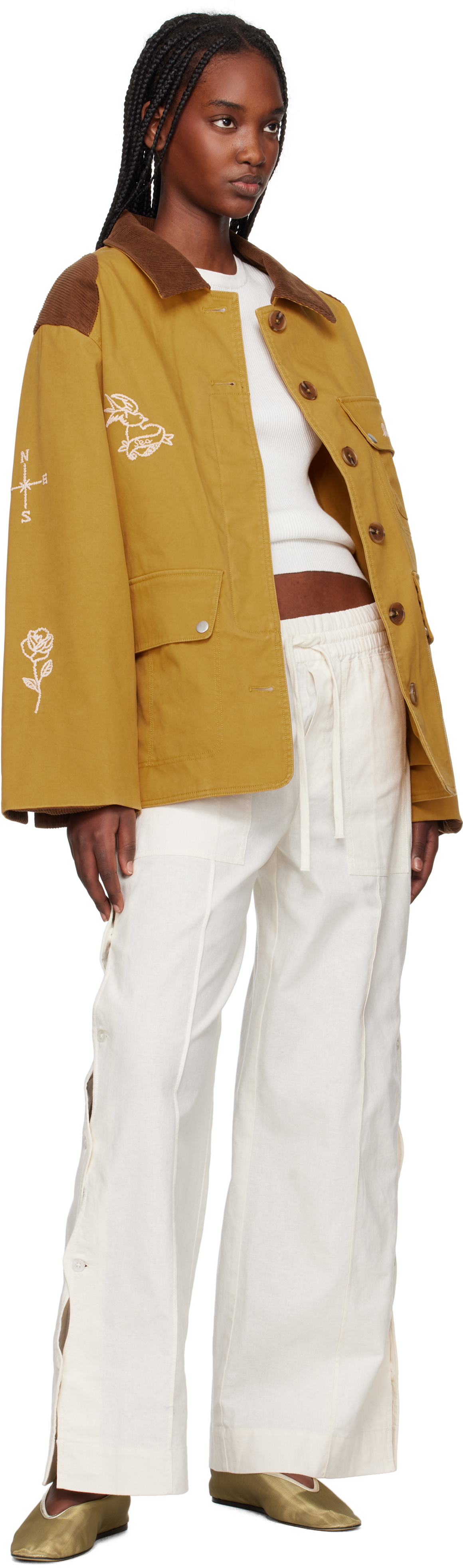 SEA NY Yellow Clyde Barn Jacket