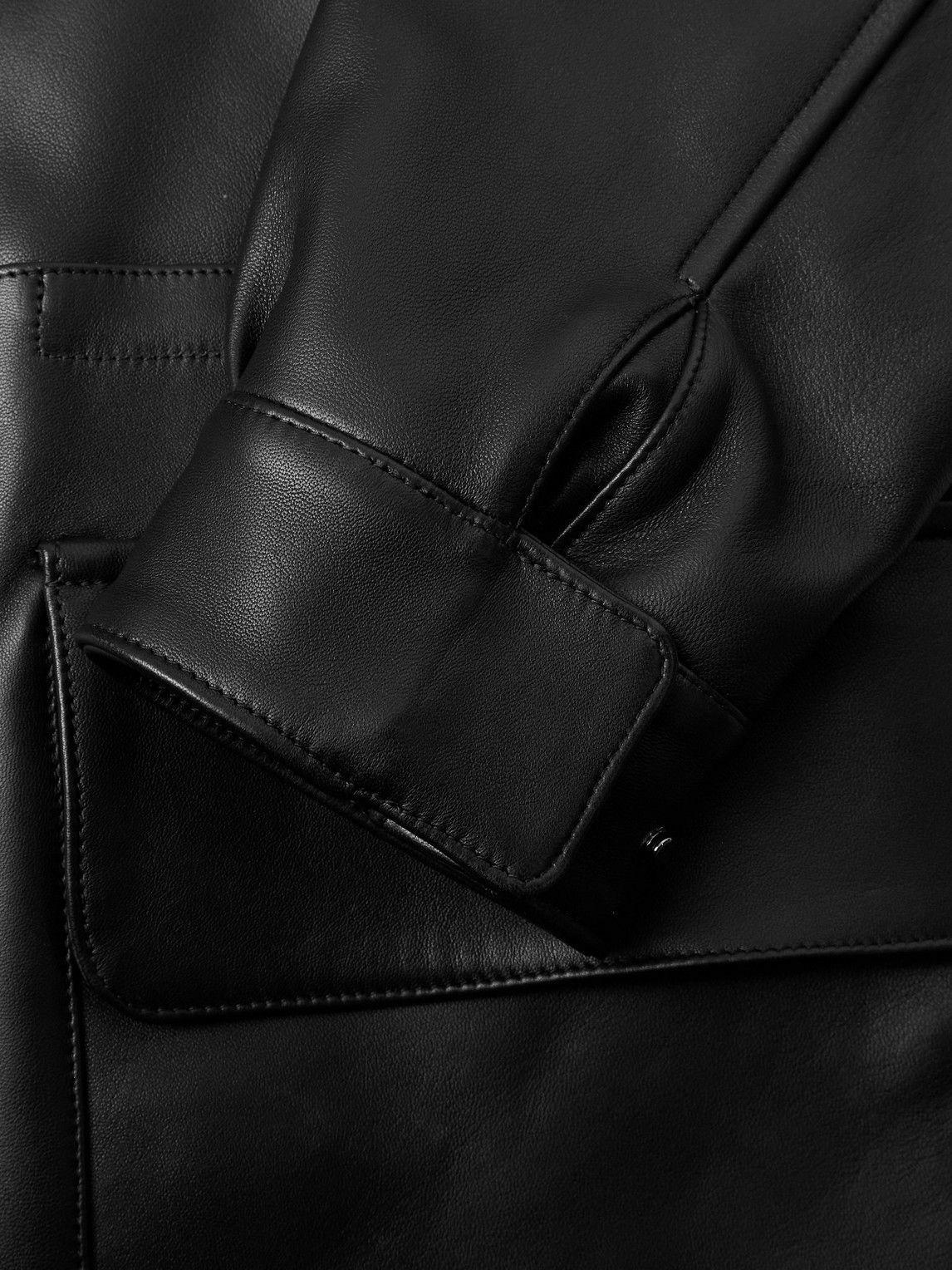 Stòffa - Traveler Leather Jacket - Black
