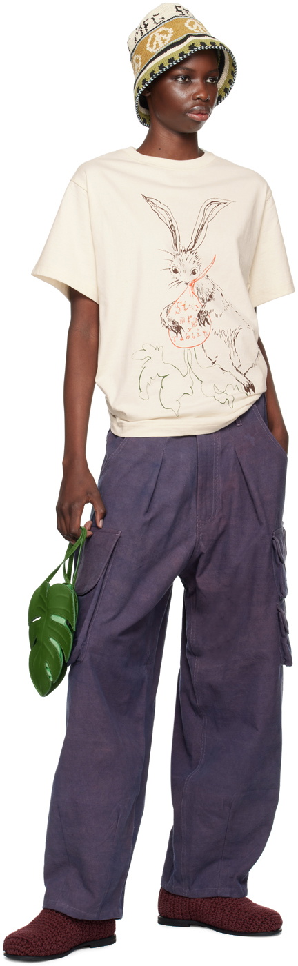 Story mfg. Beige Rabbit Edition Grateful T-Shirt