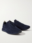 OFFICINE CREATIVE - Race Suede Sneakers - Blue