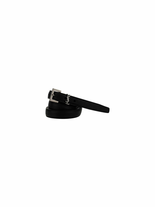 Photo: Saint Laurent Calfskin Belt