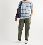 Saturdays NYC - Randall Striped Cotton T-Shirt - Blue