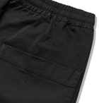Barena - Cotton-Blend Twill Drawstring Trousers - Black