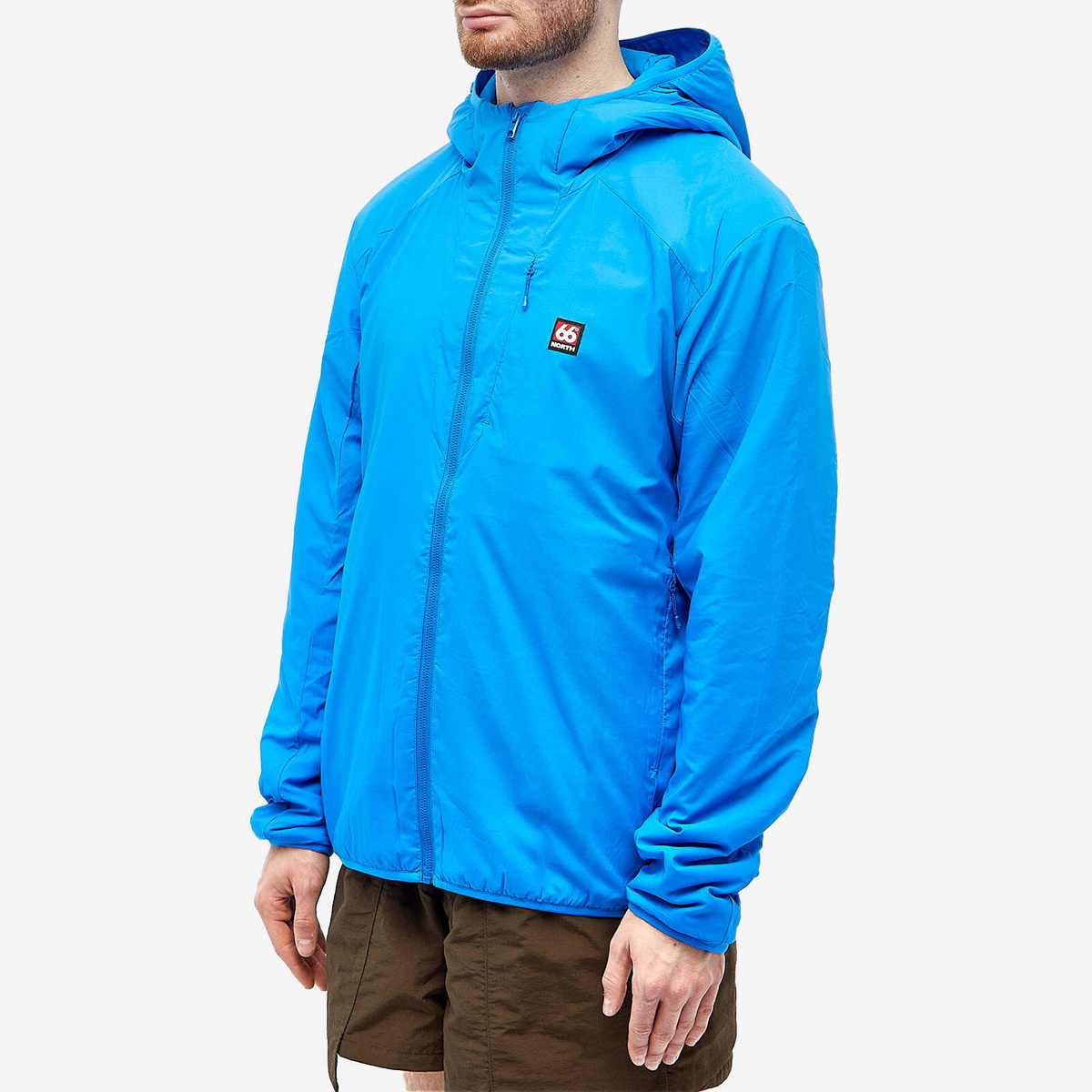 66° North Men's Hengill Insulated Jacket in Isafold Blue 66