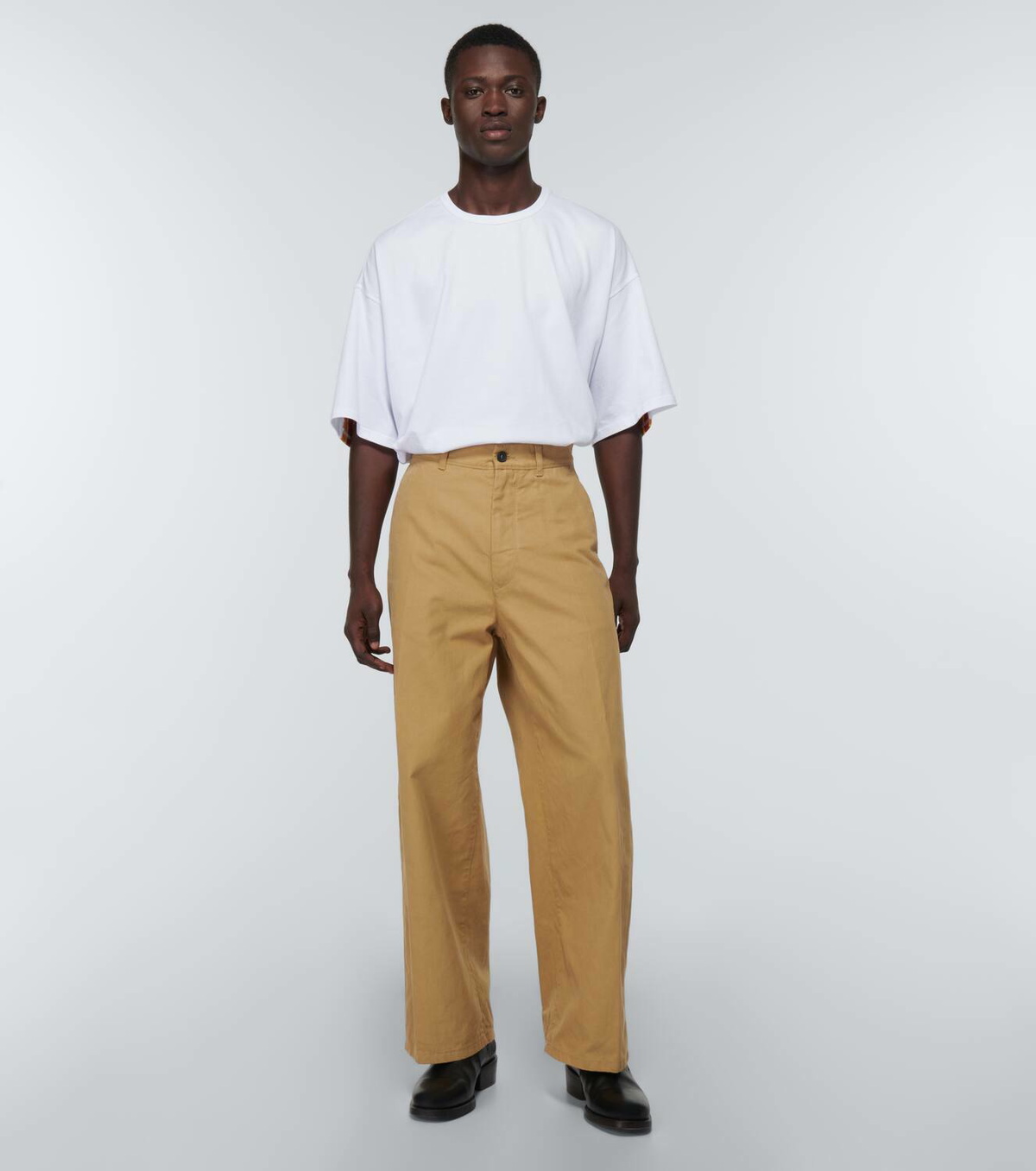 Incotex x Facetasm Wide-leg cotton pants