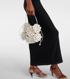 Staud Flora leather bucket bag