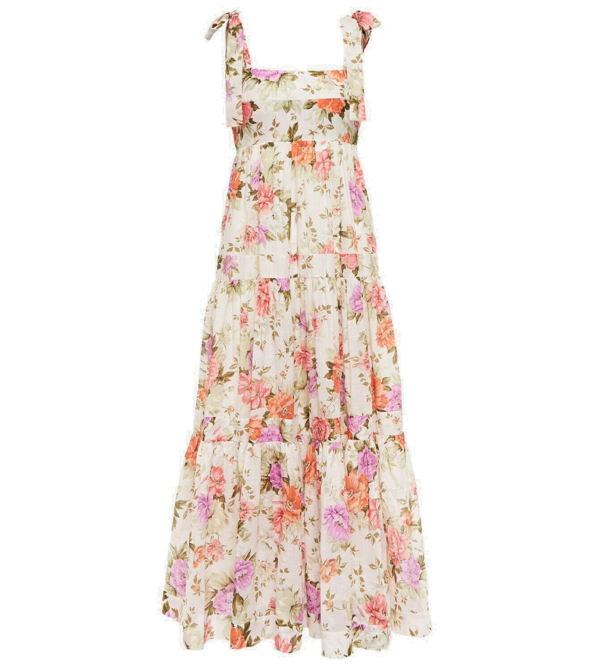 Zimmermann - Pattie floral cotton midi dress Zimmermann