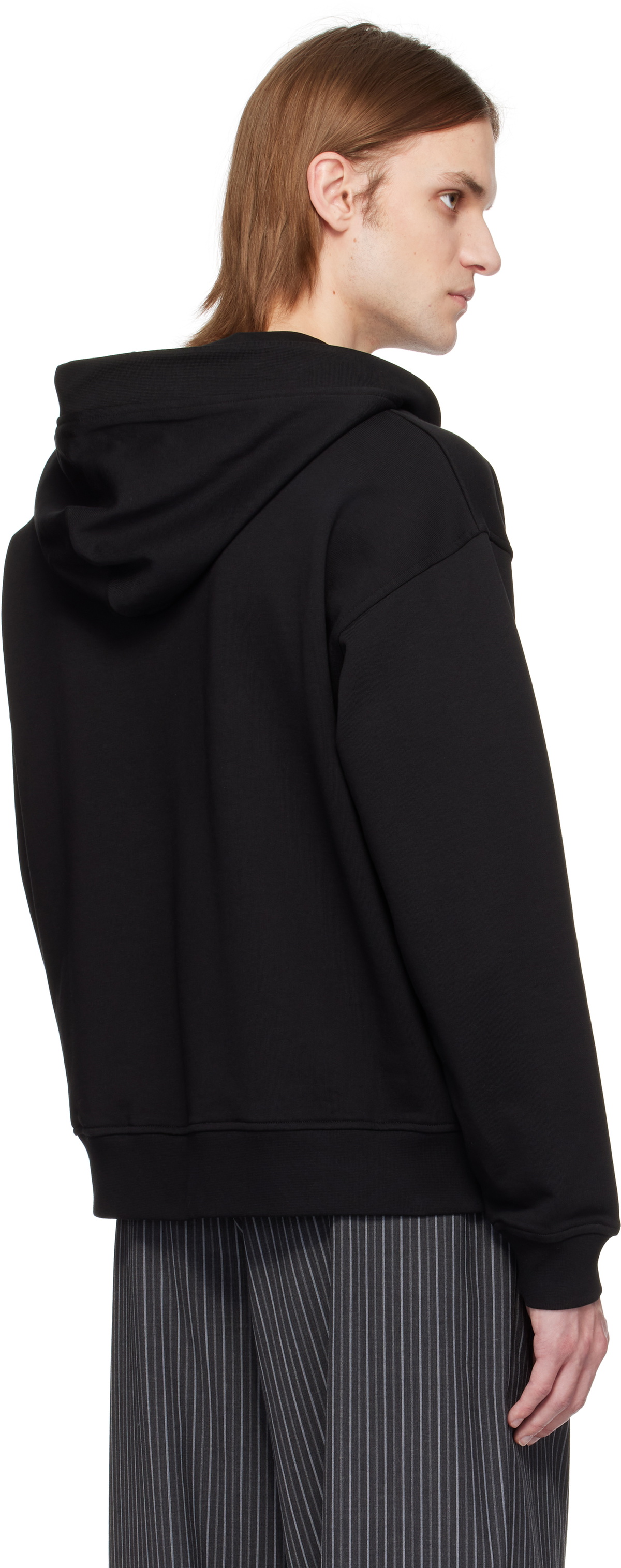 Vivienne Westwood Black Rugged Zip Hoodie