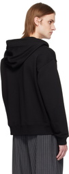 Vivienne Westwood Black Rugged Zip Hoodie