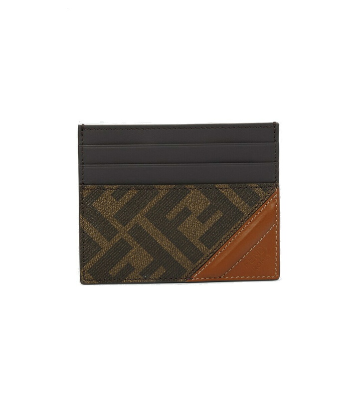 Photo: Fendi Logo leather cardholder