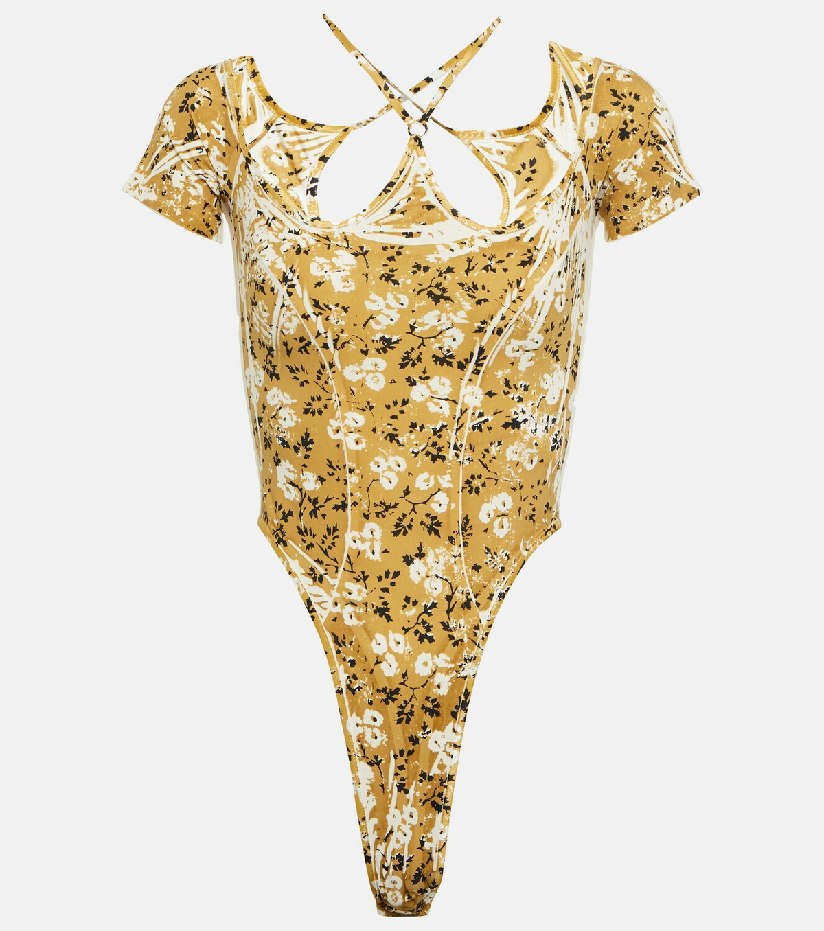 KNWLS - Printed halterneck bodysuit