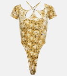 KNWLS - Printed halterneck bodysuit