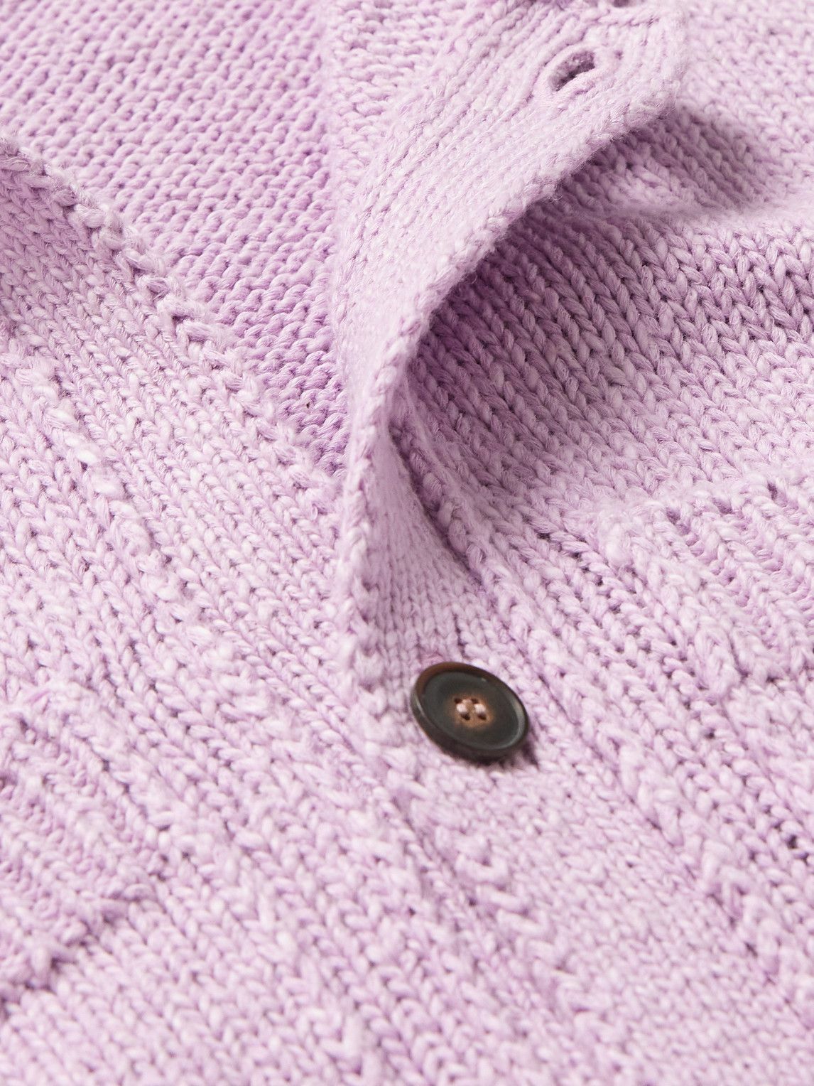 Miles Leon - Cotton Cardigan - Purple