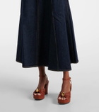 Ulla Johnson Estelle denim midi skirt