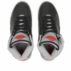 Air Jordan 2 Retro GS Sneakers in Black/Cement Grey