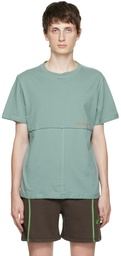 Eckhaus Latta Green Lapped T-Shirt