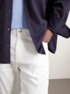 Zegna - Linen and Cotton-Blend Trousers - White