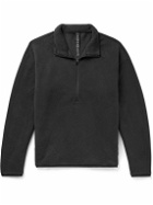 Lululemon - Stretch Recycled Fleece Half-Zip Sweatshirt - Black