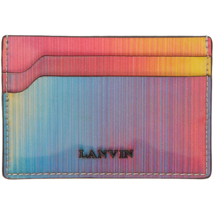 Photo: Lanvin Multicolor Iridescent Card Holder