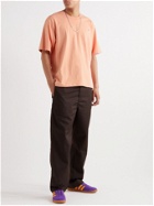 adidas Originals - Logo-Appliquéd Organic Cotton T-Shirt - Orange