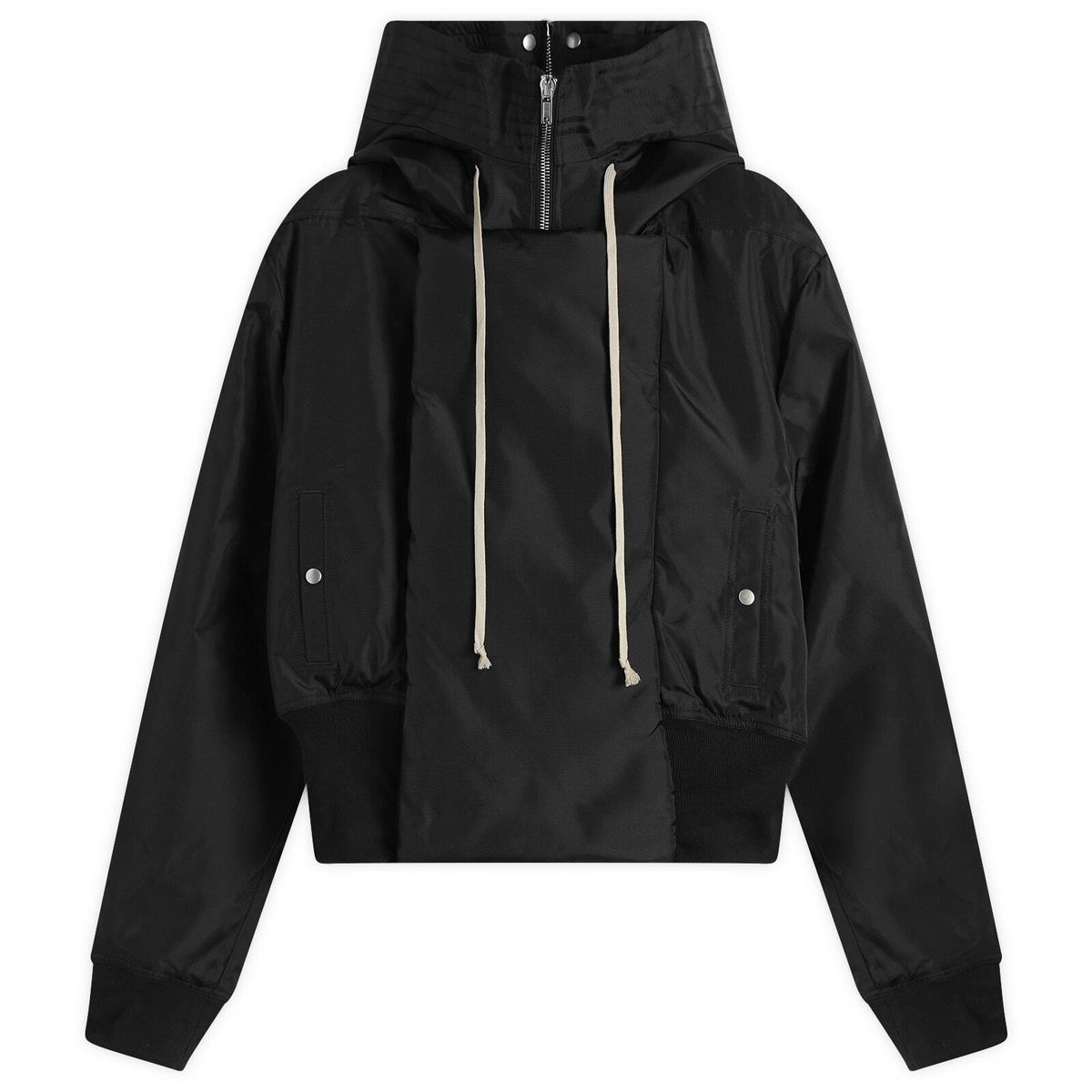 Rick Owens Drkshdw Black Lido Flight Bomber Jacket Rick Owens Drkshdw