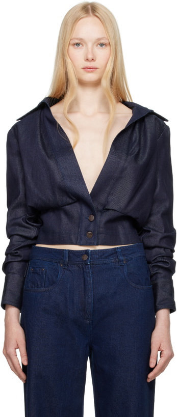 Photo: 16Arlington Navy Ada Denim Jacket