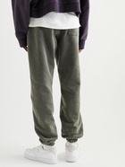 Entire Studios - Tapered Garment-Dyed Cotton-Jersey Sweatpants - Black