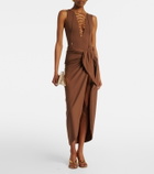 Taller Marmo Swimsuit and beach cover-up set