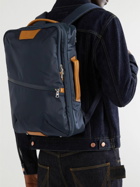 Master-Piece - Progress 2Way Leather-Trimmed Nylon-Twill Backpack