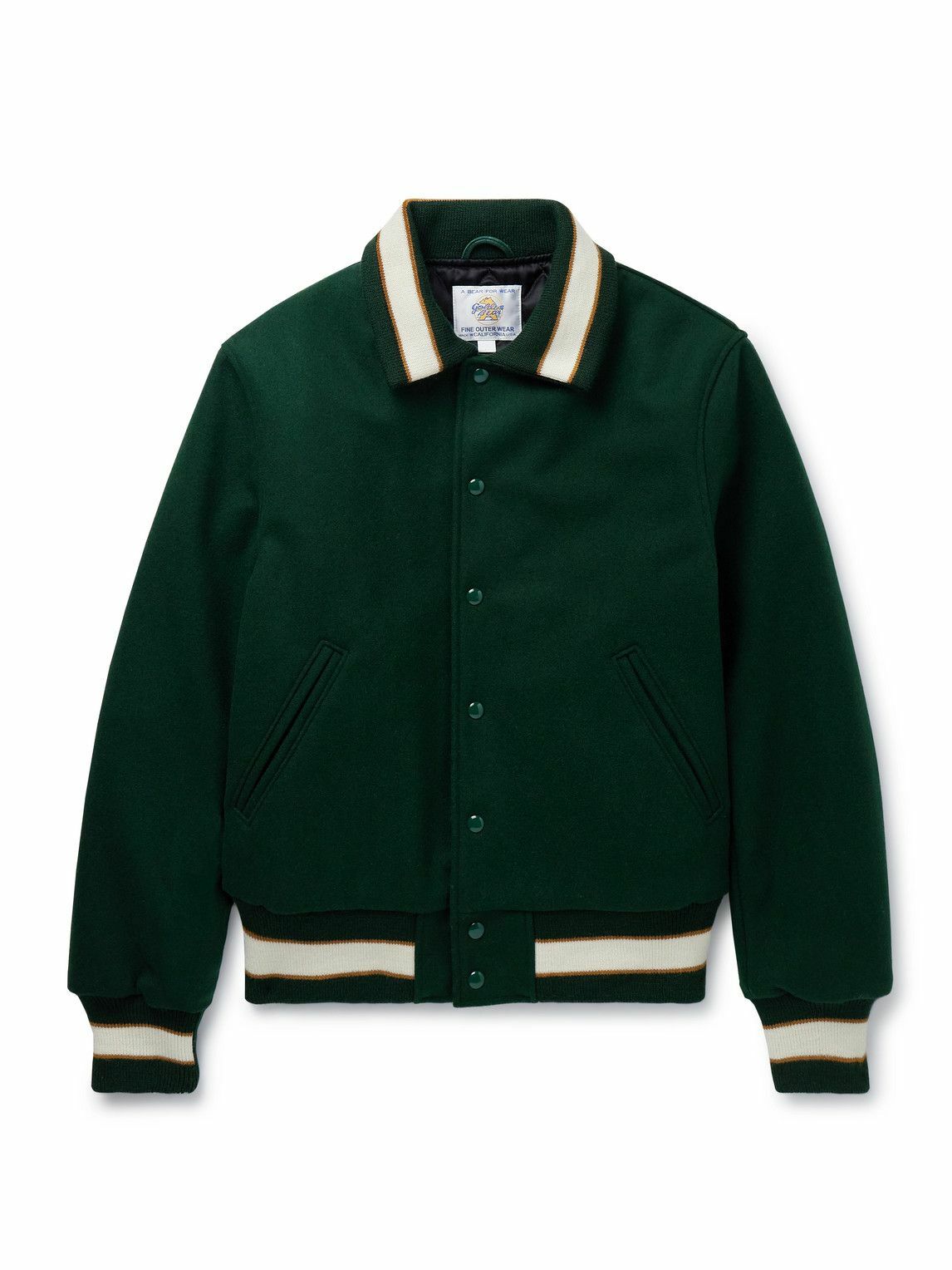 【関税&送料込】Golden  Deluxe Brand Wool Blend Bomber Wool Blend Bomber Jacket | Charcoal Marle | Seed Heritage