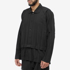 Homme Plissé Issey Miyake Men's Edge Shirt in Black