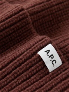 A.P.C. - Ribbed Wool and Cashmere-Blend Beanie