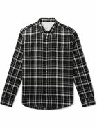 Officine Générale - Checked Cotton-Blend Shirt - Black