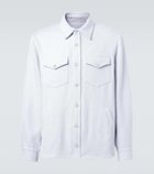 God's True Cashmere Explorer cashmere and cotton denim jacket