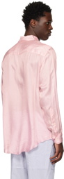 Edward Cuming Pink Paneled Shirt