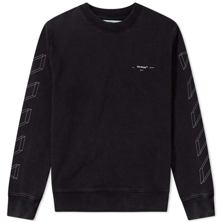 Photo: Off-White Diagonal 3D Line Crew Sweat