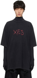 VETEMENTS Black 'Xes' T-Shirt