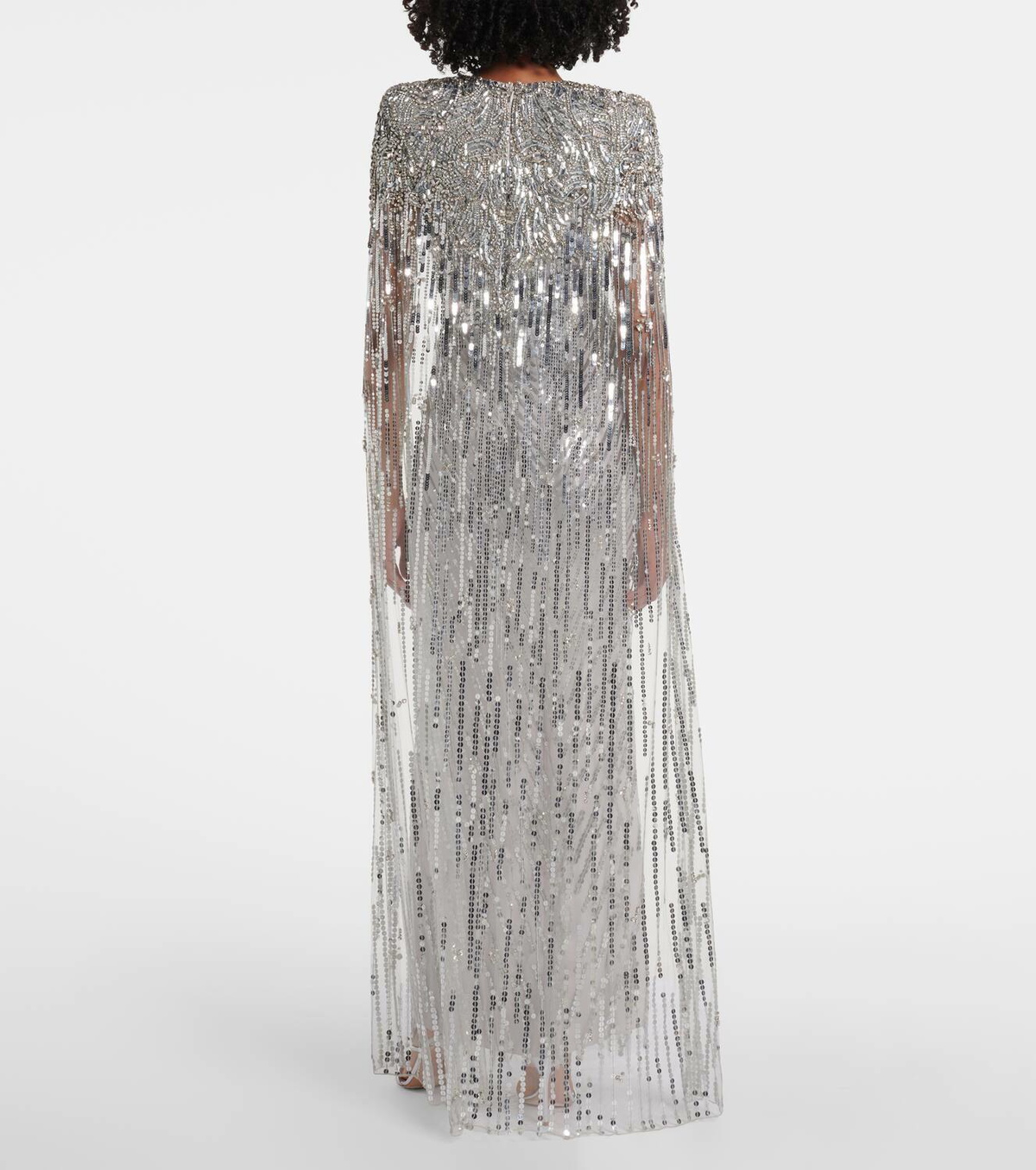 Jenny Packham Gold Rush sequined cocktail dress