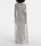 Jenny Packham Gold Rush sequined cocktail dress
